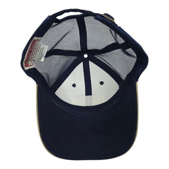 Mississippi Magnolia State Mesh Back Tuck Strap Cap Trucker Embroidered Logo Hat - Picture 5 of 14